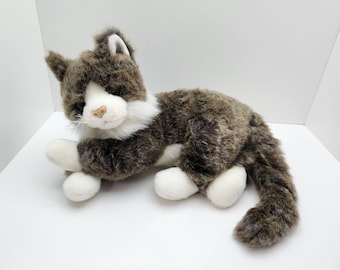 Ty Classic "O'Malley'" the Brown & White Cat (13 inch) *Rare* - No Hang Tag