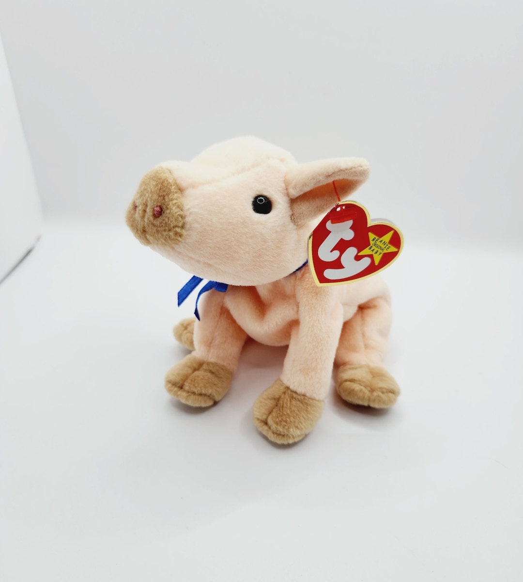Ty Beanie Baby 'knuckles' the Pig 6 Inch Etsy