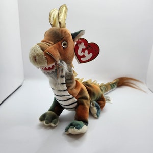 Vintage Ty Beanie Baby &#39;Dragon&#39; the Chinese Zodiac Dragon (11 inch) - Colours Vary