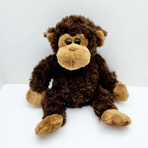 Vintage Ty Classic Collection "Bungle" the Monkey (12 inch) *Rare* - No Hang Tag - Big Eye Version