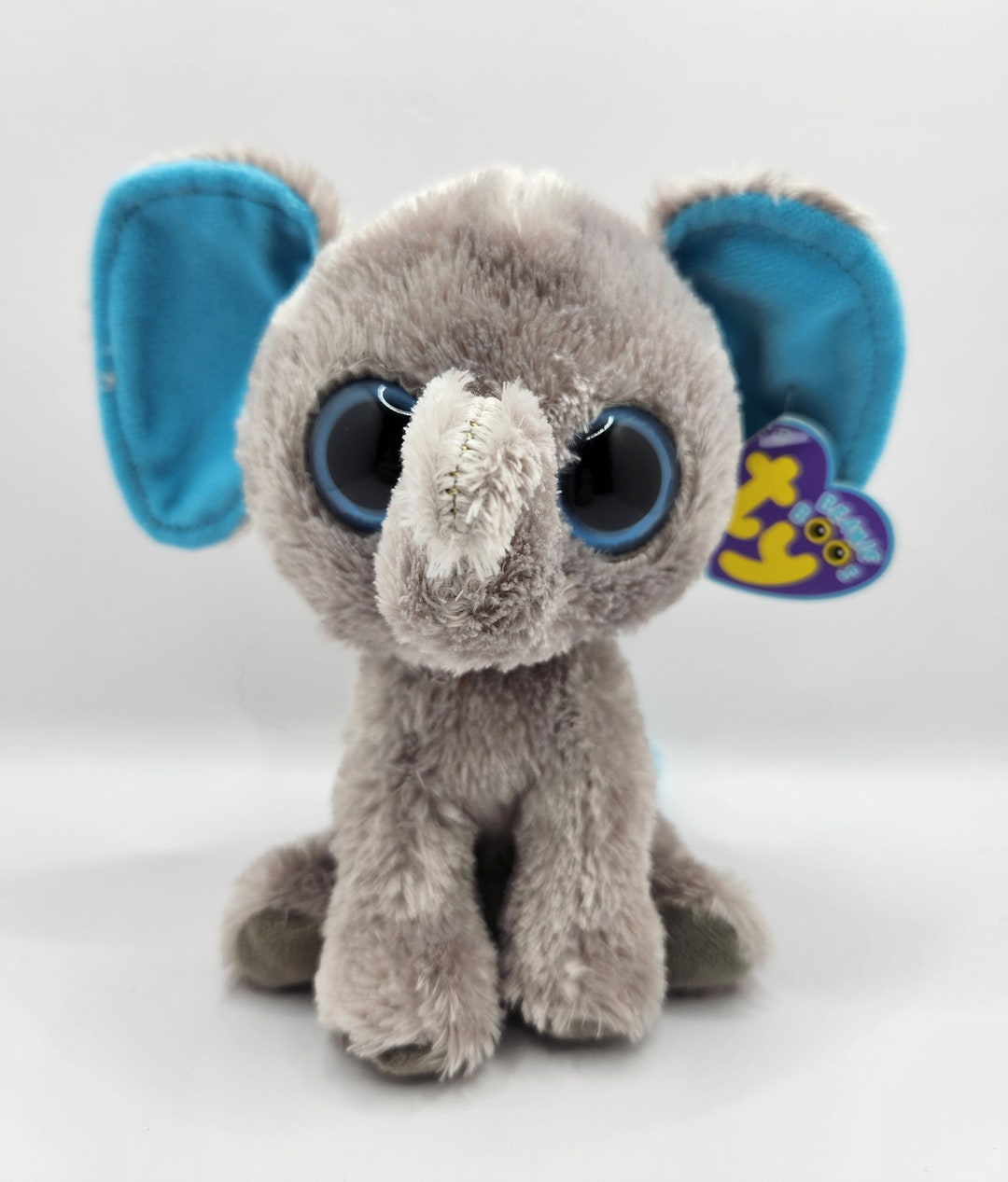 Ty Beanie Boo 'peanut' the Elephant 6 Inch Purple Etsy