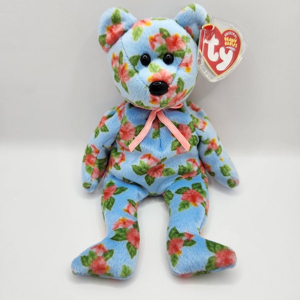 Ty Beanie Baby 'Cinta' the Flower Bear - Asia Pacific Exclusive (8.5 inch)