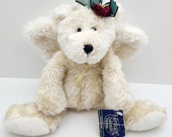 Vintage GANZ The Heritage Collection "Angeline" Christmas Angel Bear (11 inch)