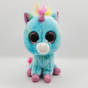 Ty Beanie Boo 'Treasure' the Unicorn (6 inch) - Justice Exclusive *Extremely Rare* afbeelding 1