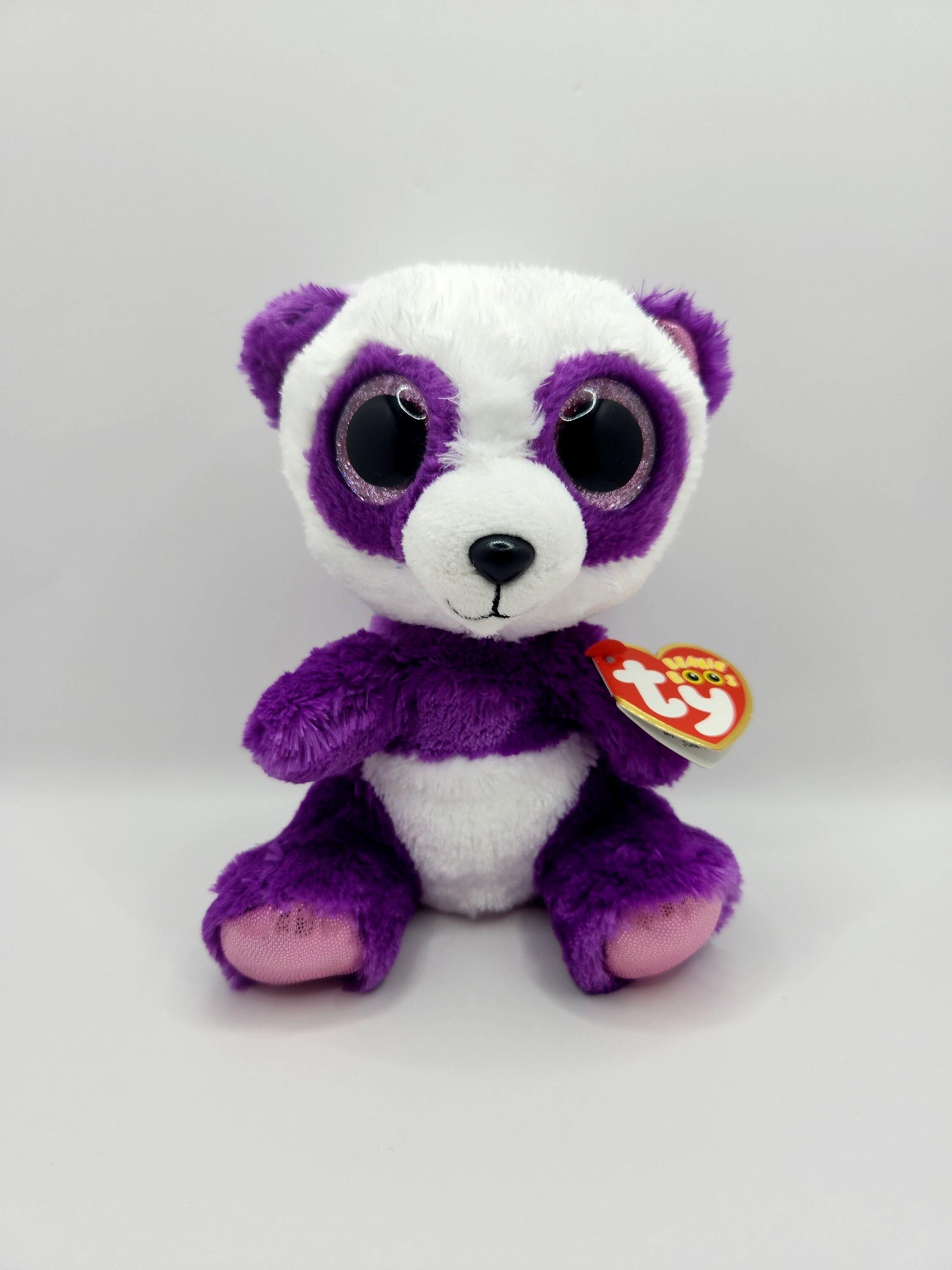 Ty Beanie Boo 'boom Boom' the Purple Panda Bear (6 Inch) - Etsy