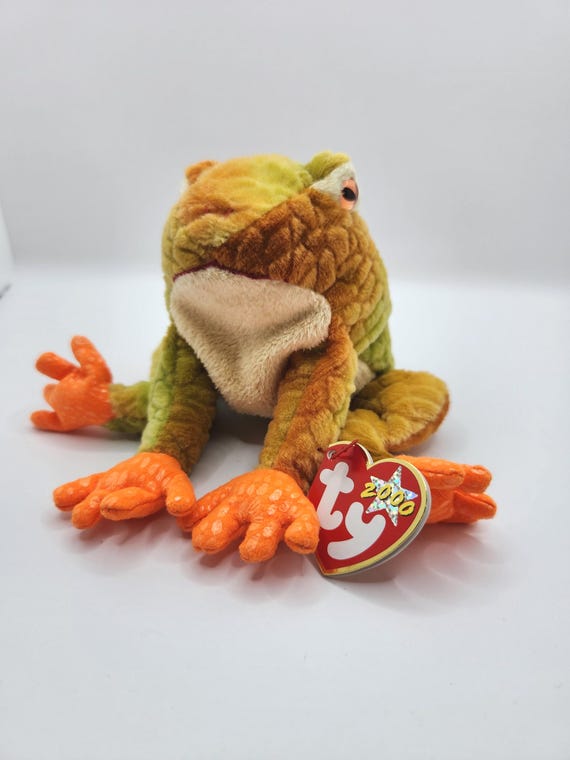 新品 kitamura ty BEANIE BABIES SENNA センナ君 Ty Beanie Baby 'prince' the Orange Frog (8 Inches) - Etsy