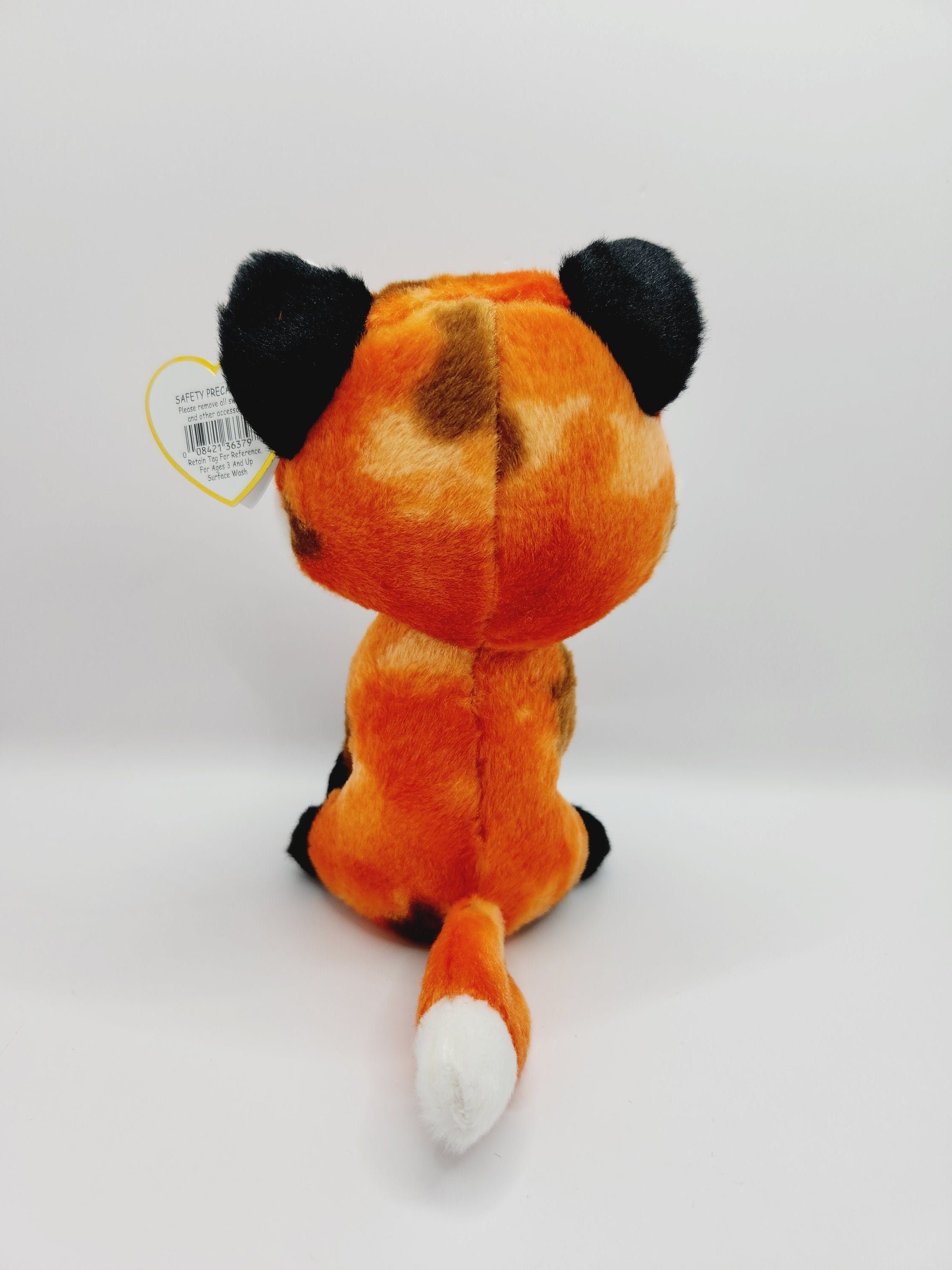 Peluche Beanie Boos TY Meadow Fuchs - Renard Doux Aux Yeux Scintillants - Jouet à Collectionner