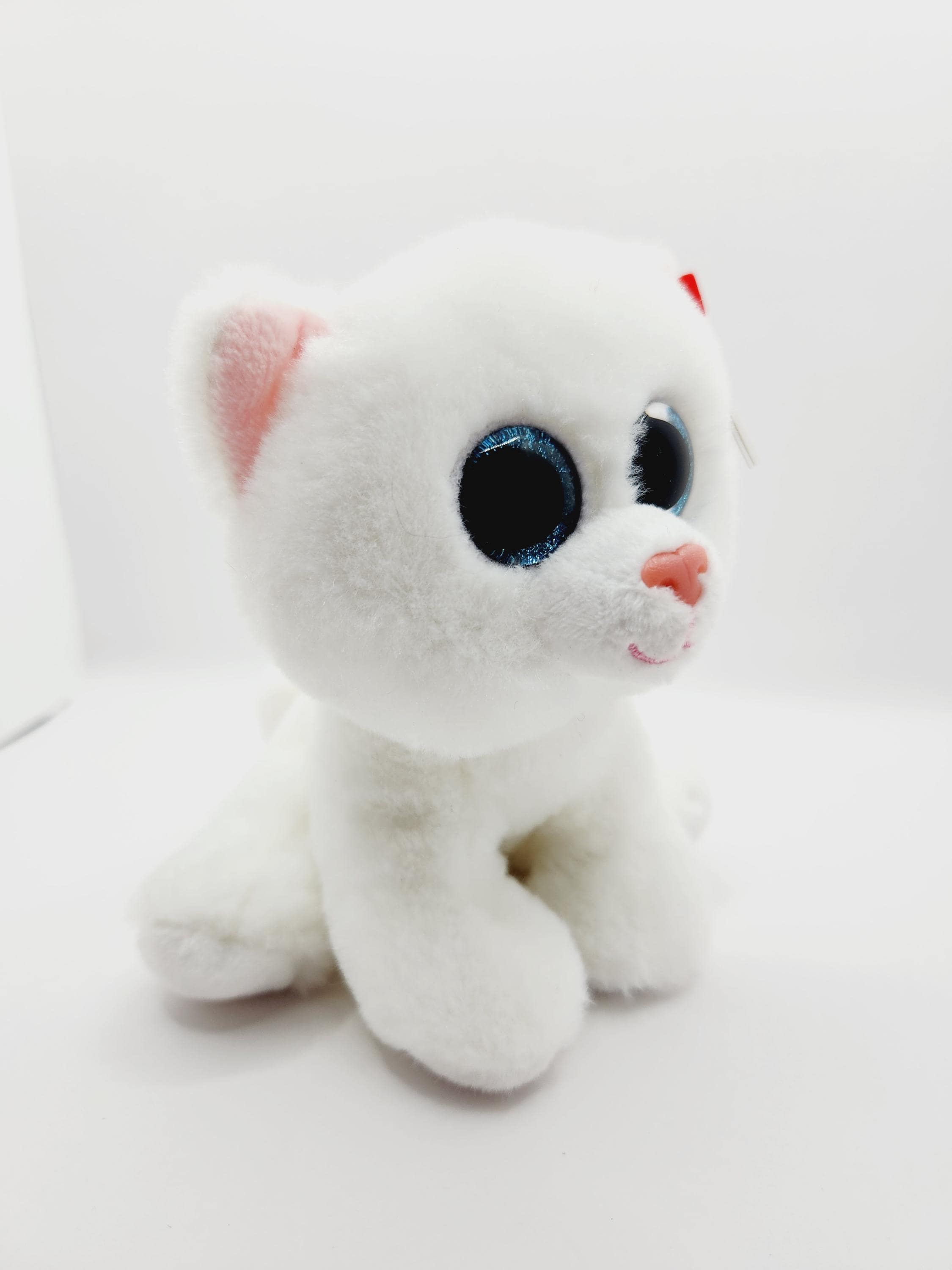 Vintage Ty Beanie Baby 'pearl' the White Cat (7 Inch) *rare