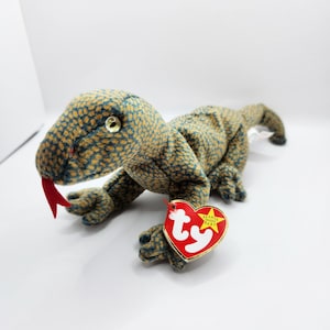 vintage TY Beanie Baby « Scaly » le lézard (9,5 pouces)