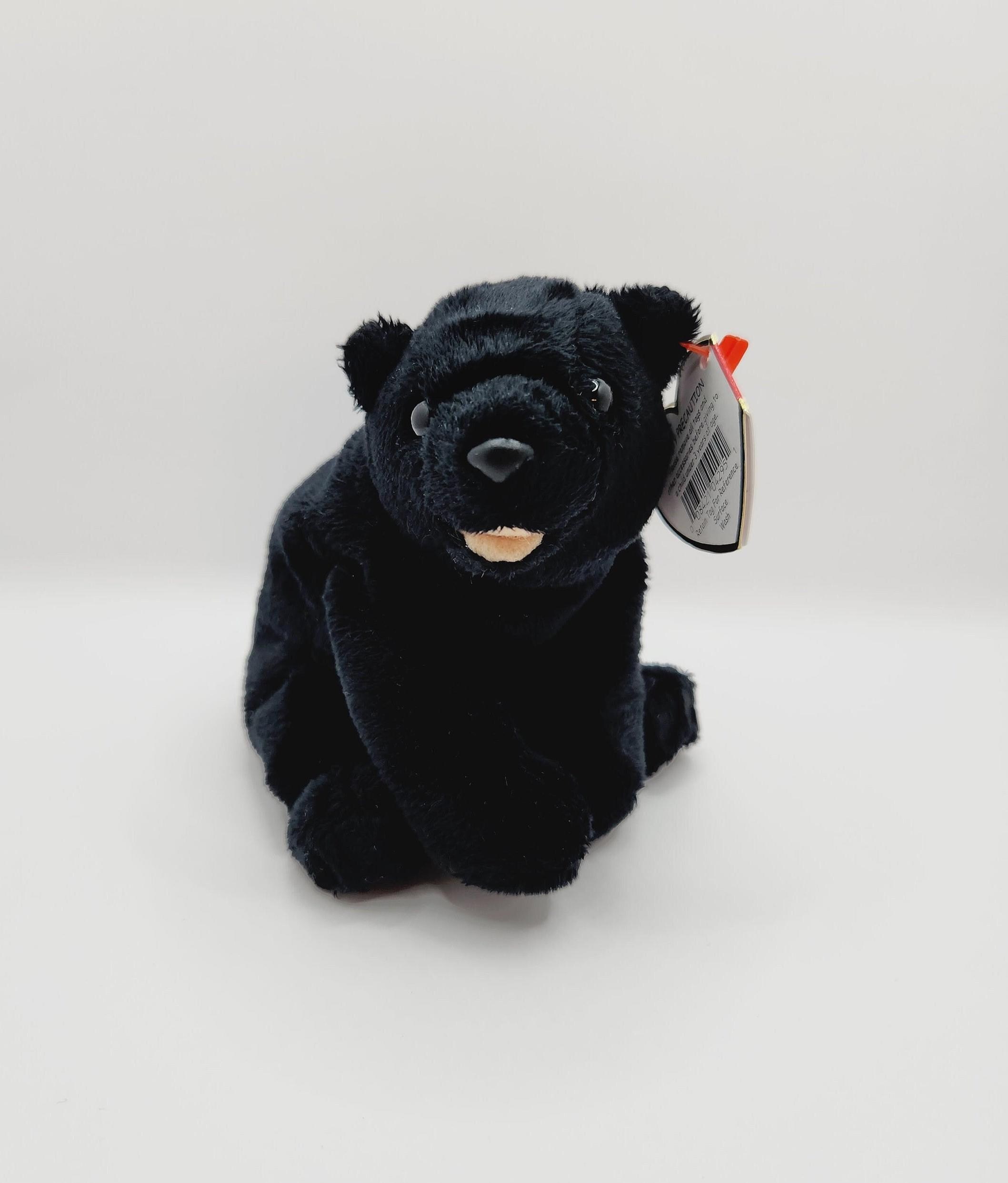 Vintage Ty Beanie Baby 'cinders' the Black Bear (6 Inch) - Etsy