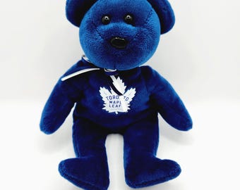 Ty Beanie Baby: Toronto Maple Leafs NHL Bear (8.5 inch) - No Hang Tag