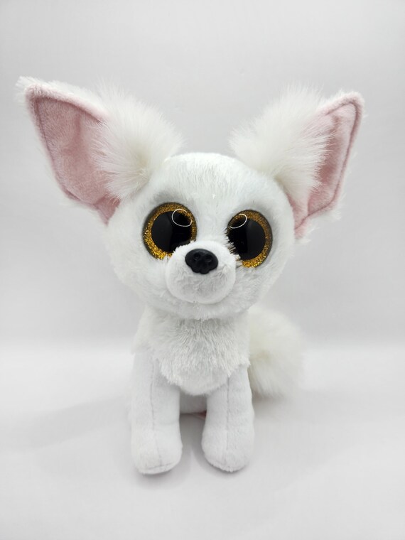 Ty Beanie Babies Snocap The White Fox - Retired Collectible Plush Animal 8 Inches