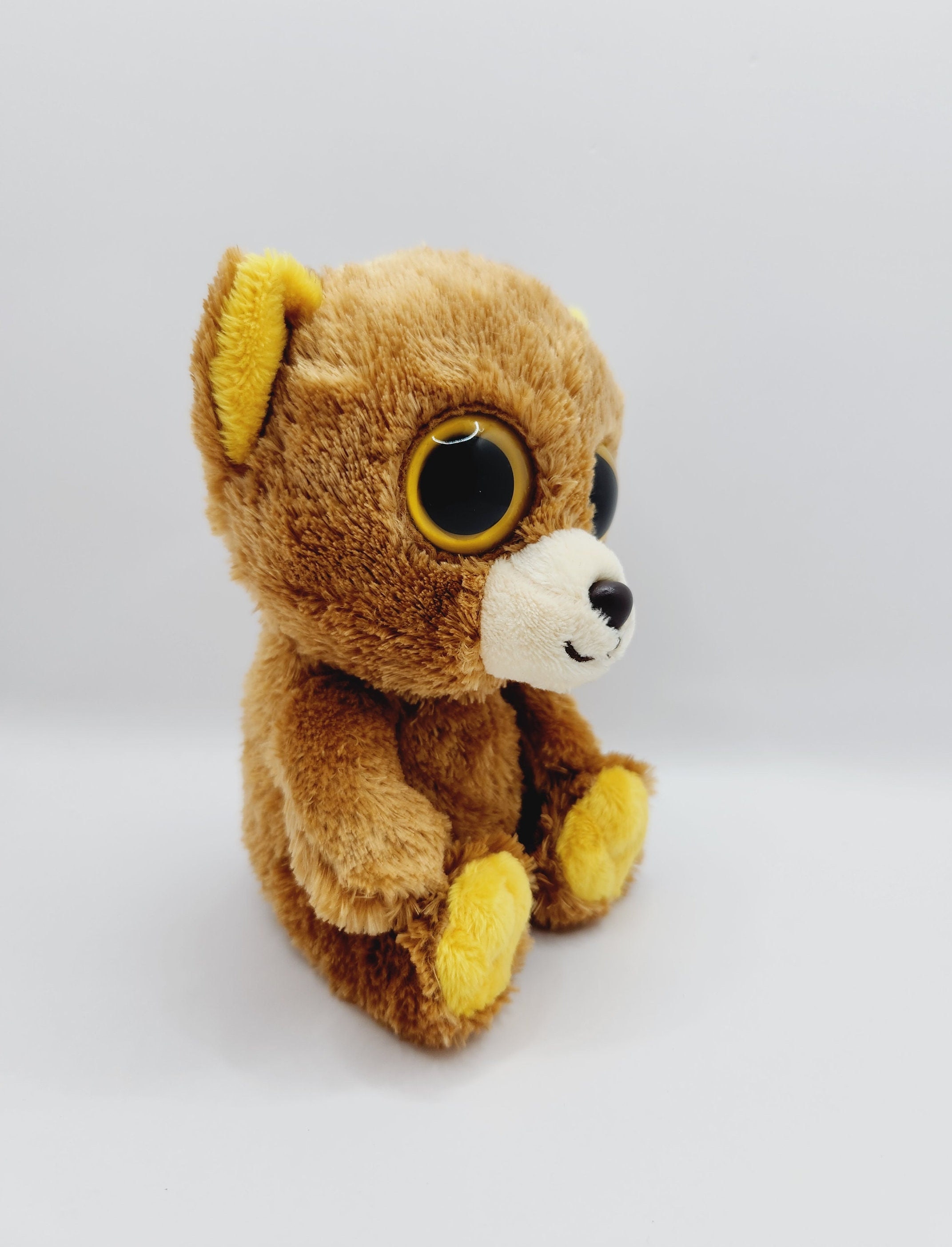 Ty Beanie Boo honey the Bear 6 Inch Purple Tush Tag rare Etsy
