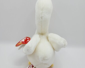 Vintage Ty Beanie Baby 'goddess' the White Swan (6 Inch)
