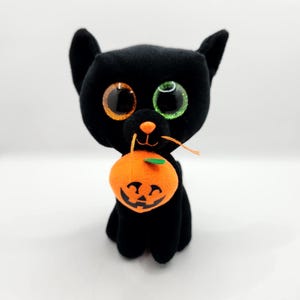 Vintage TY Beanie Boo &quot;Shadow&quot; the Halloween Cat (6 inch) - No Hang Tag