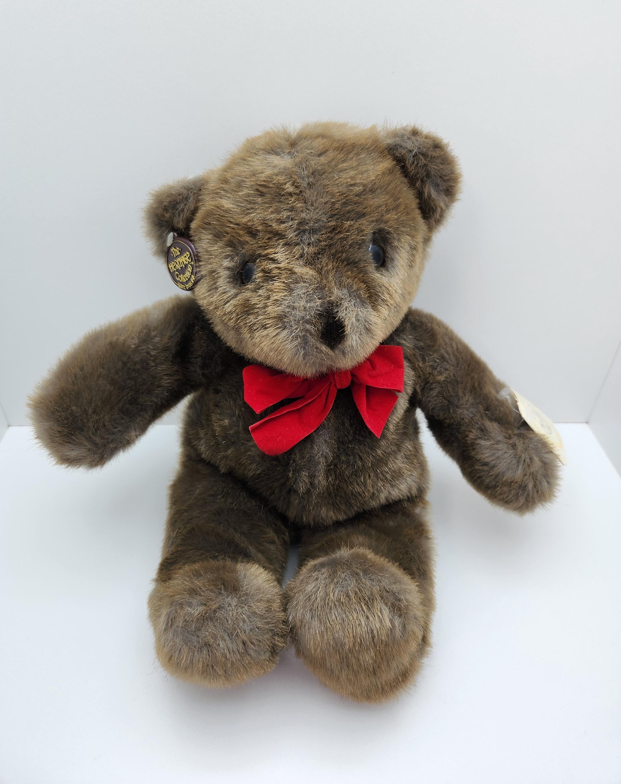 Vintage 1985 GANZ the Heritage Collection Dark Brown Bear Plush