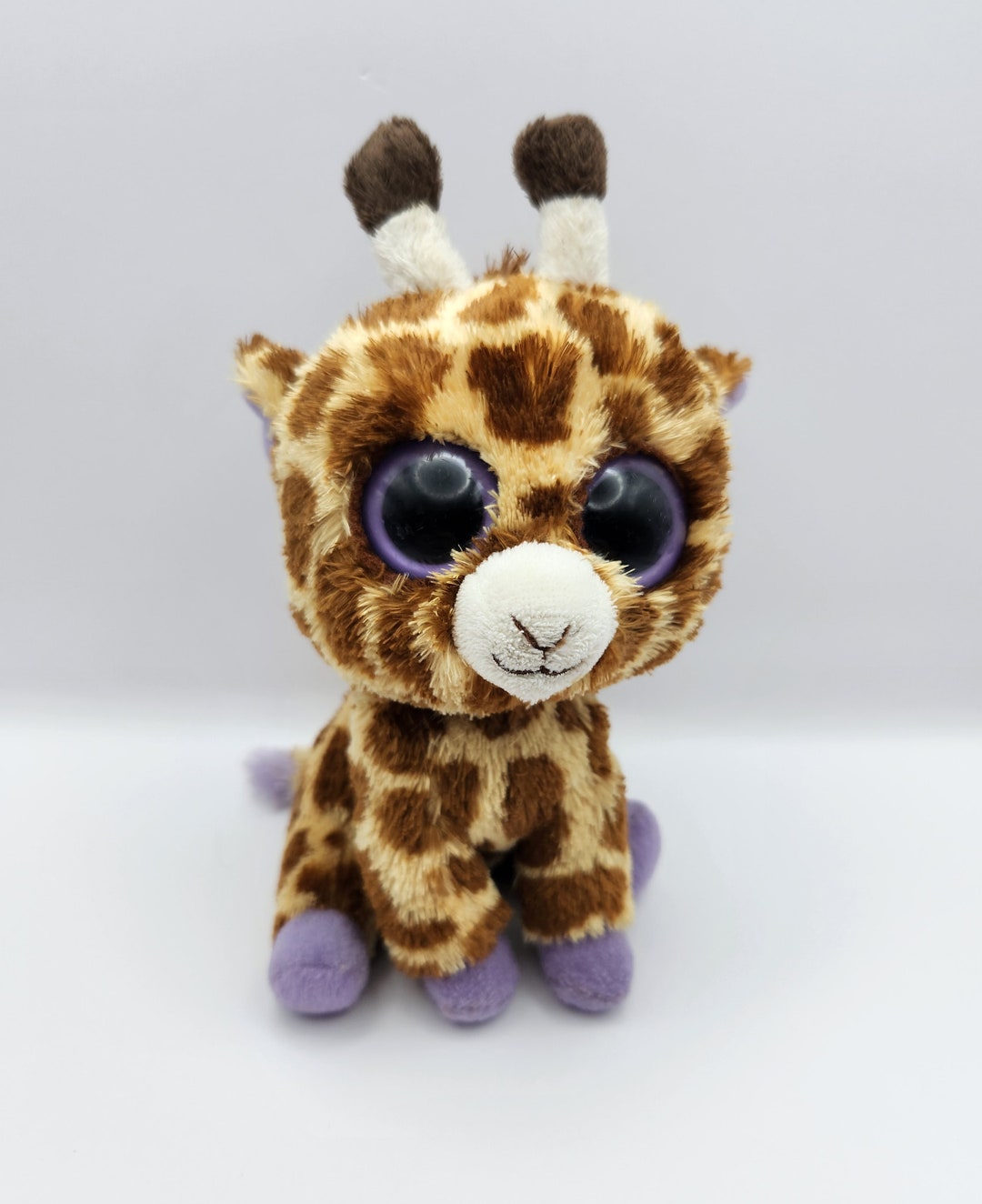 Ty Beanie Boo 'safari' the Giraffe 6 Inch Purple Etsy
