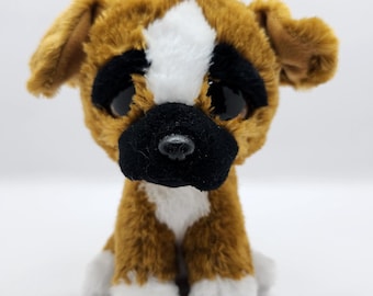 Ty Beanie Boo 'Brutus' the Boxer Dog (6 inch) - No Hang Tag
