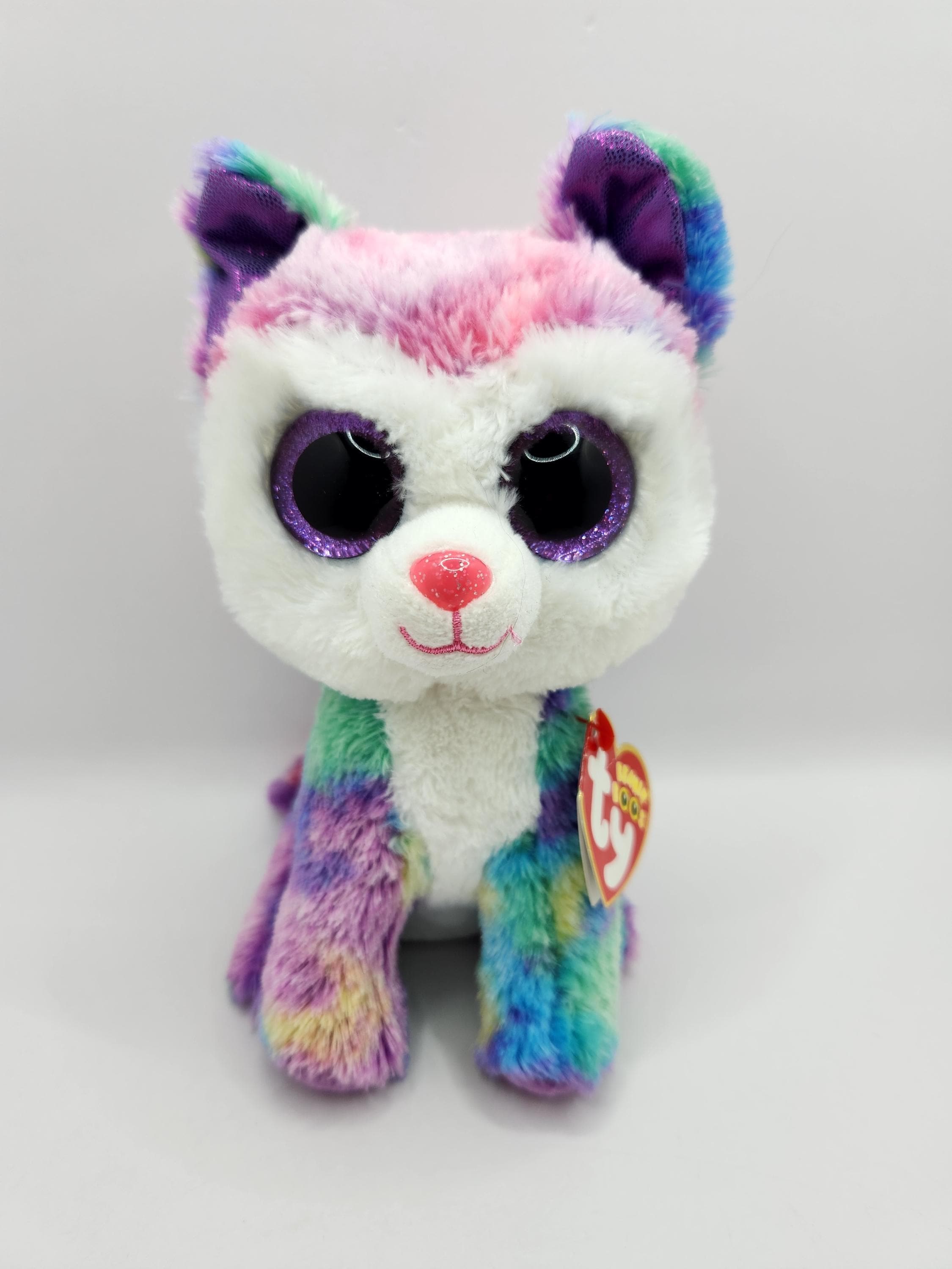 Ty Beanie Boo 'Izabella', la perrita husky de colores (15 cm) - Exclusiva de Claire *Rara* - España