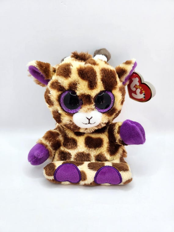 Giraffe Peek A Boo Ty Beanie Baby Phone Holder Vintage Ty Peek-a