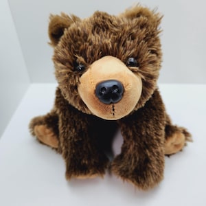 Vintage Wild Republic Grizzly Bear Plush (12 inch) - No Hang Tags