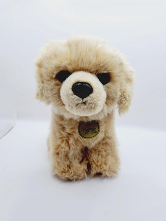 Vintage Aurora Plush Miyoni Tots Golden Retriever (9 Inch)