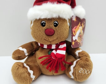 Vintage 2004 Sears Canada Plush "Ginger Bell" (6 inch) - Christmas Sears Gingerbread