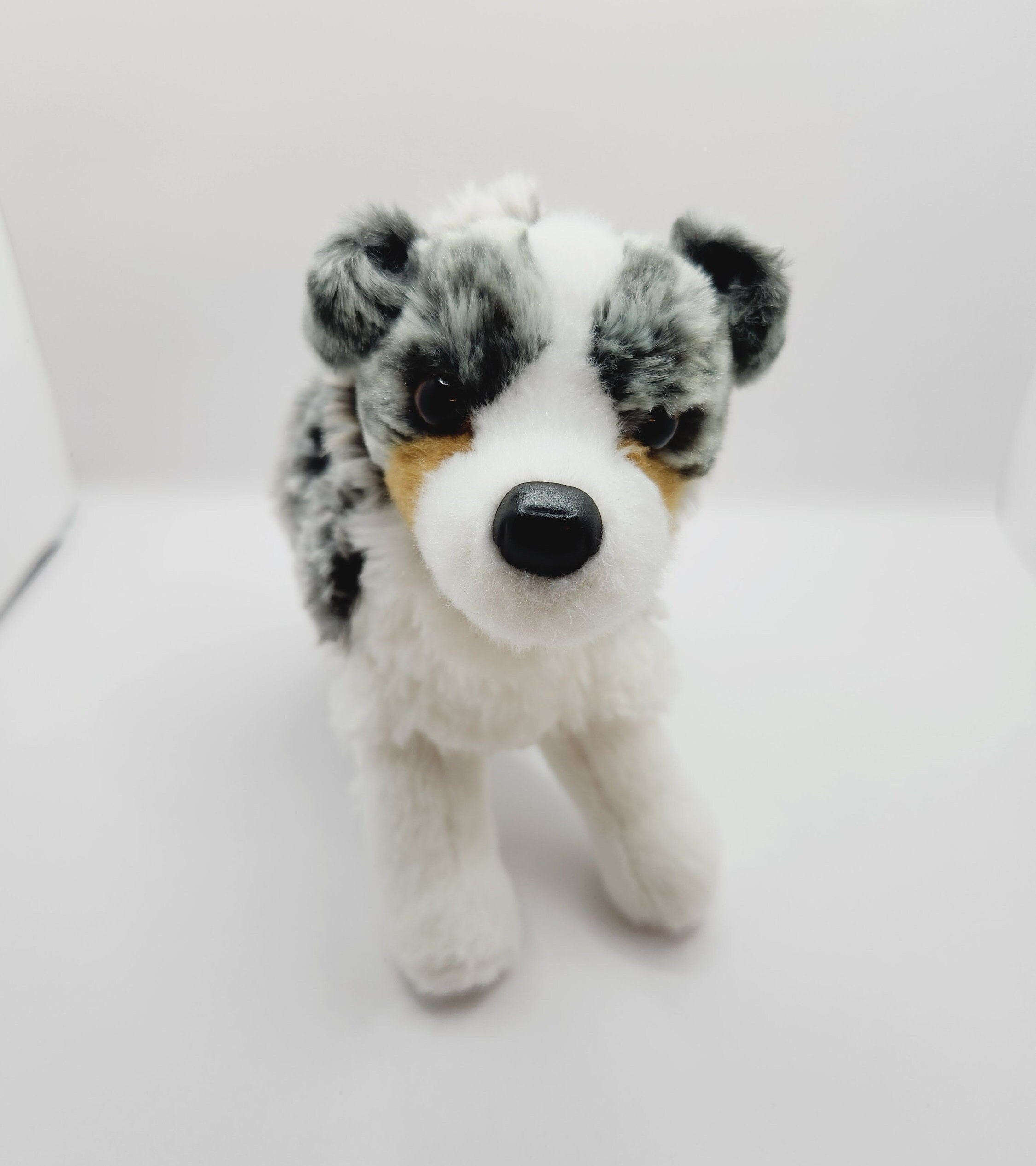 Douglas Sinclair Australian Shepherd Plush Puppy Dog Stuffed Animal 14 inch