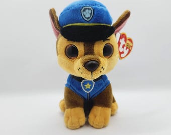Ty Beanie Baby 'Chase' le berger allemand de La Pat' Patrouille (6 pouces)