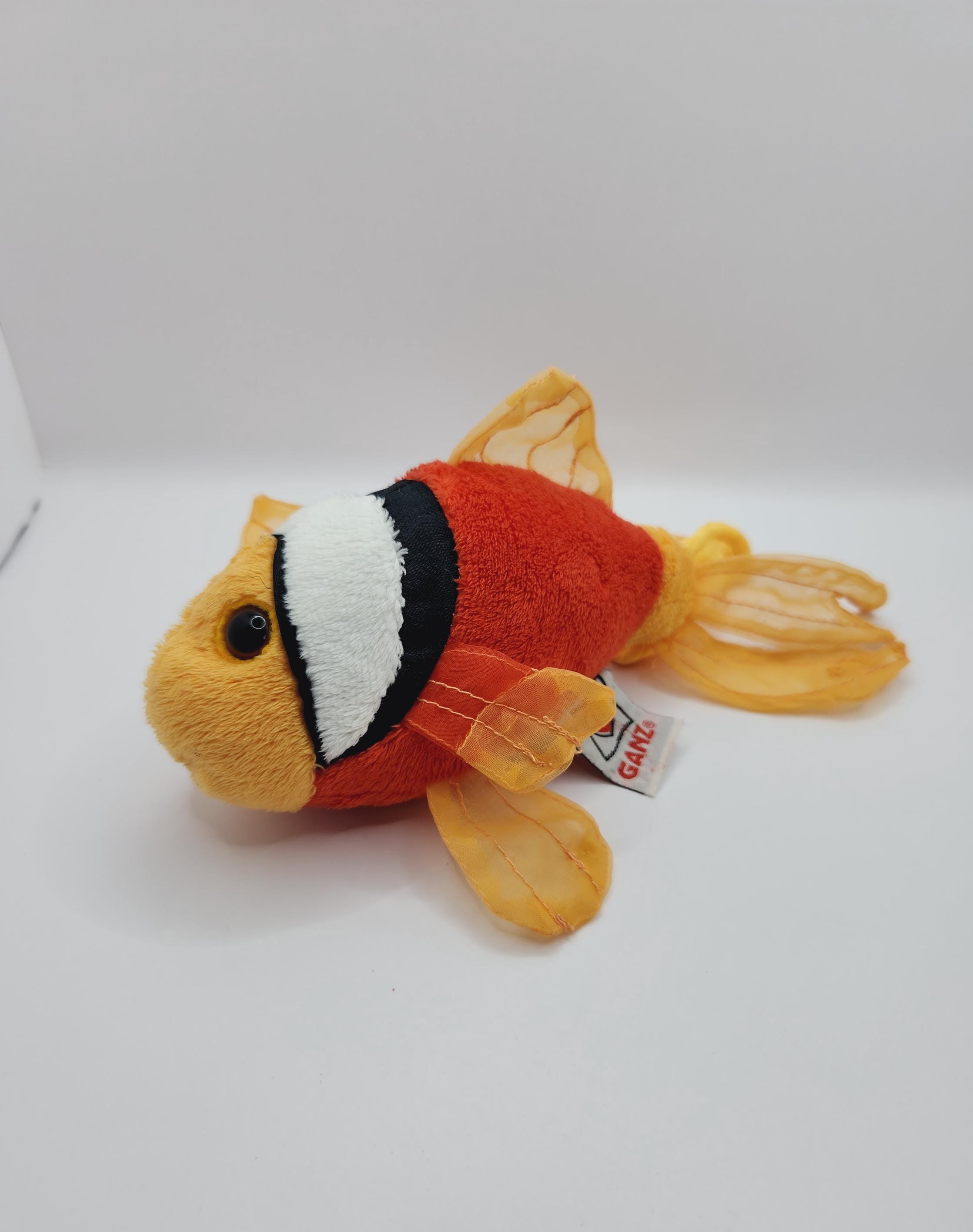 Vintage GANZ Webkinz ~ Lil' Kinz Tomato Clown Fish (6 Inch) - No