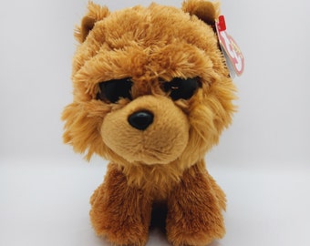 Vintage Ty Beanie Boo &#39;Barley&#39; the Chow Chow Dog (6 inch)