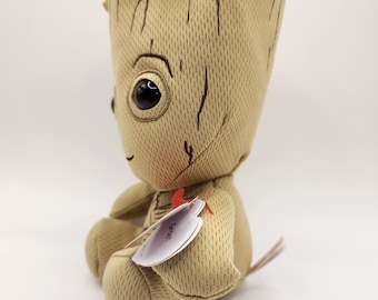 Vintage TY Beanie Baby GROOT (marvel Guardians of the Galaxy