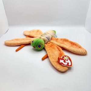 Vintage TY Beanie Baby "Glow" the Lightning Bug (10.5 inch)