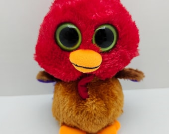 Ty Beanie Boo "Thankful" the Turkey (6 inch)  *Rare* - No Hang Tag
