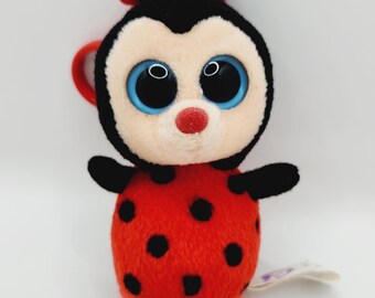 Ty Beanie Boo 'bugsy' the Ladybug Key Clip Inch) *rare*