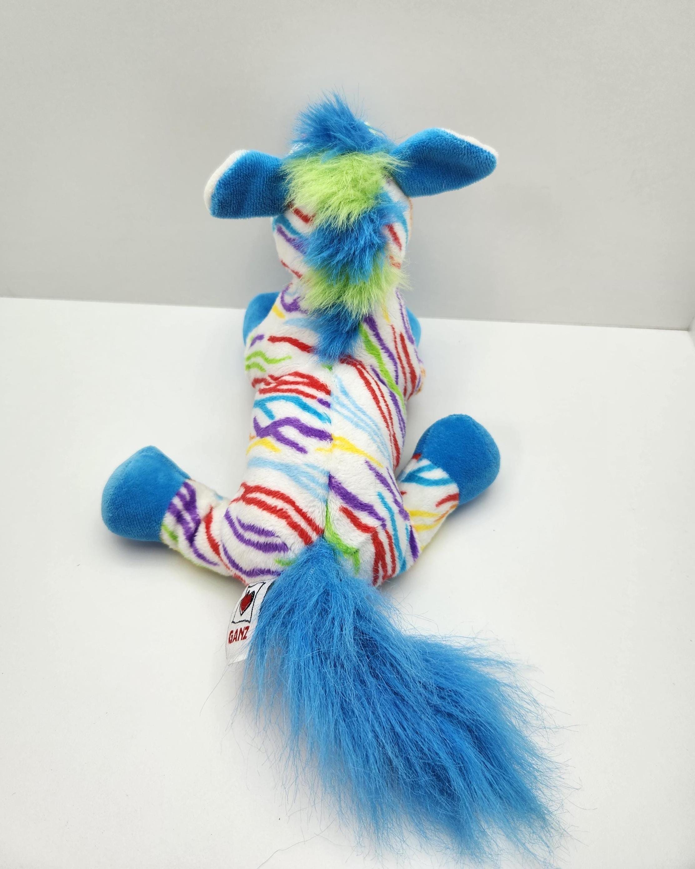 GANZ Webkinz ~ Rainbow Zebra (10 Inch) - No Code *rare* - Etsy