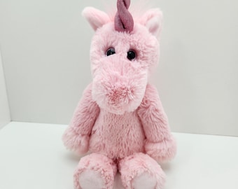 Ty Attic Treasures 'Estelle' Pink Unicorn Plush (15 inch) - No Hang Tag