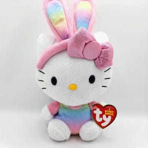 Ty Beanie Baby 'Hello Kitty' Pink Bunny Ears (6 inch)