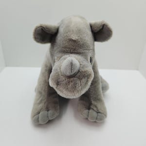 Peluche vintage Wild Republic bébé rhinocéros (12 pouces)