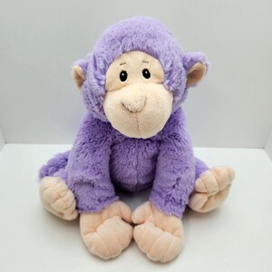 GANZ Webkinz JR ~ "Purple Monkey" (15 inch) -- No Code