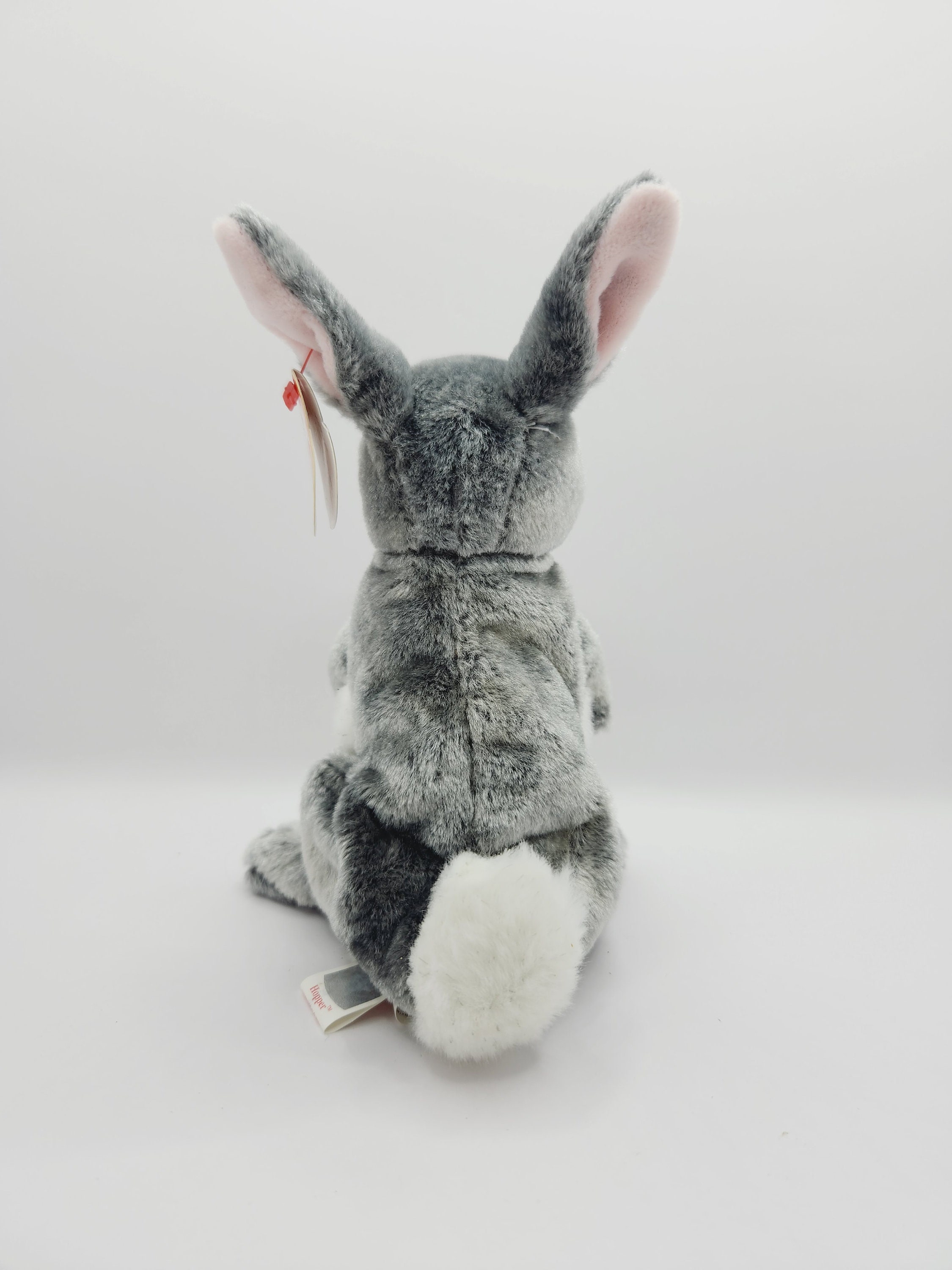Ty Beanie Baby 'hopper' the Gray Rabbit (7 Inch) - Etsy