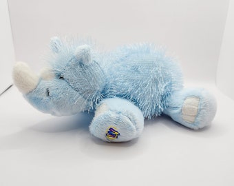 Vintage GANZ Webkinz ~ Blue Rhino (9 inch) - No code