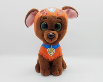 Peluche Pat' Patrouille de chien Labrador « Zuma » Ty Beanie (6 pouces, sans étiquette)