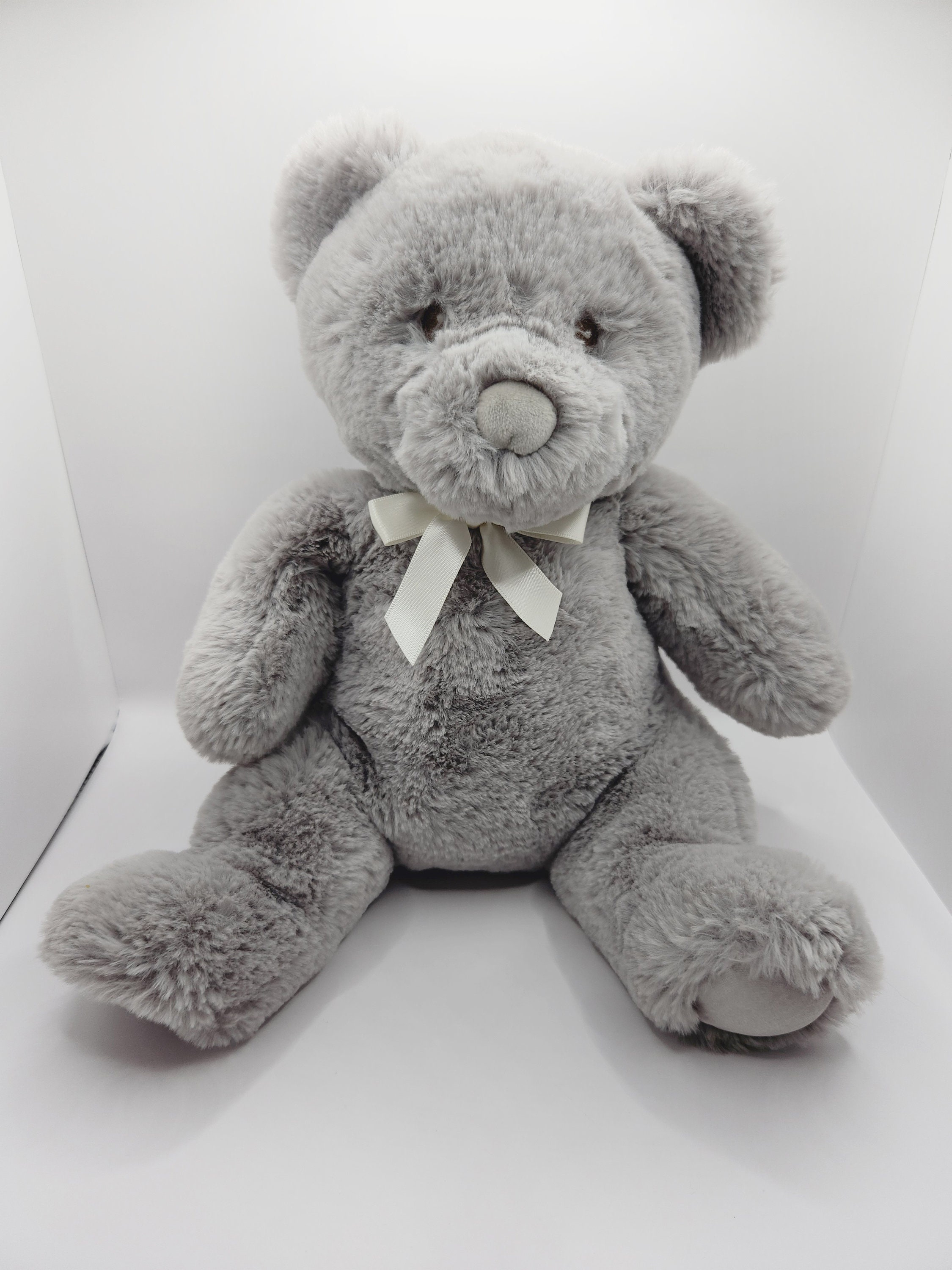Vintage Douglas Baby Plush zeta the Grey Teddy Bear 12 Inch Etsy Canada