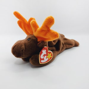 Vintage Ty Beanie Baby 'Chocolate' the Moose (9 inch)