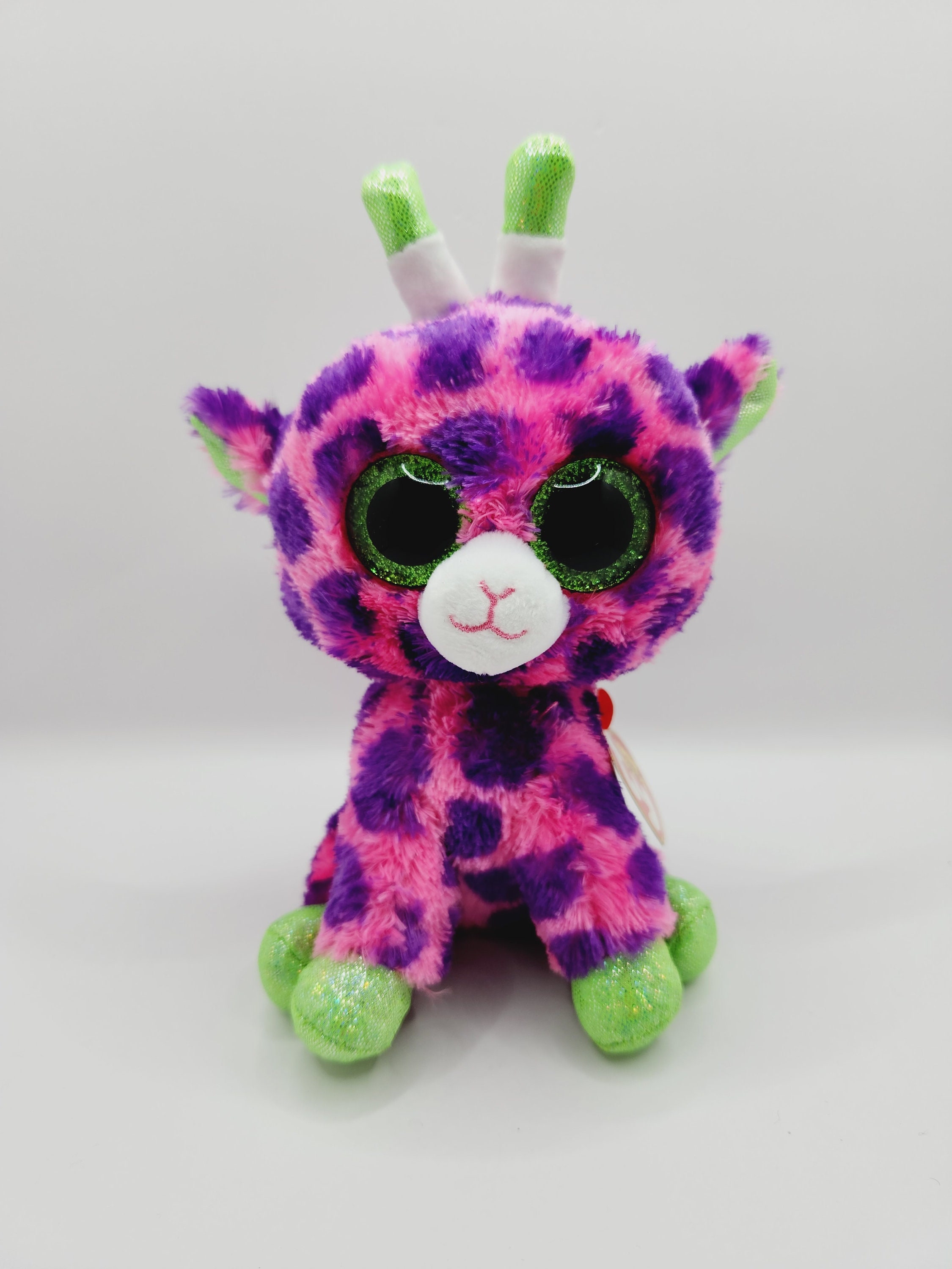 Pink giraffe beanie boo sales