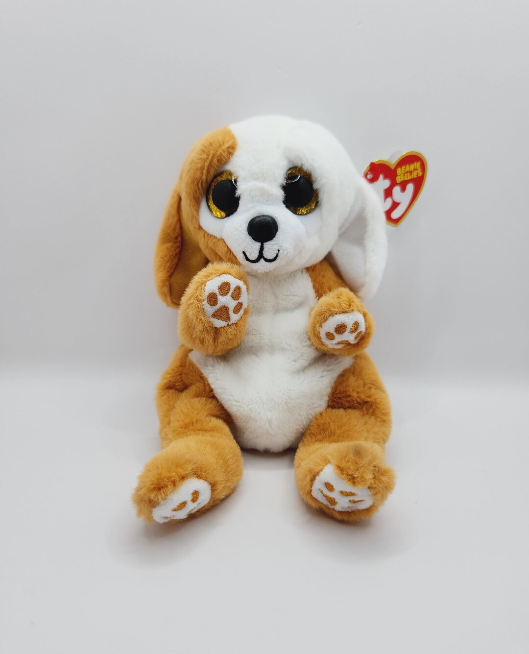 Vintage Ty Beanie Bellies Collection 'ruggles' the Brown and White Dog ...