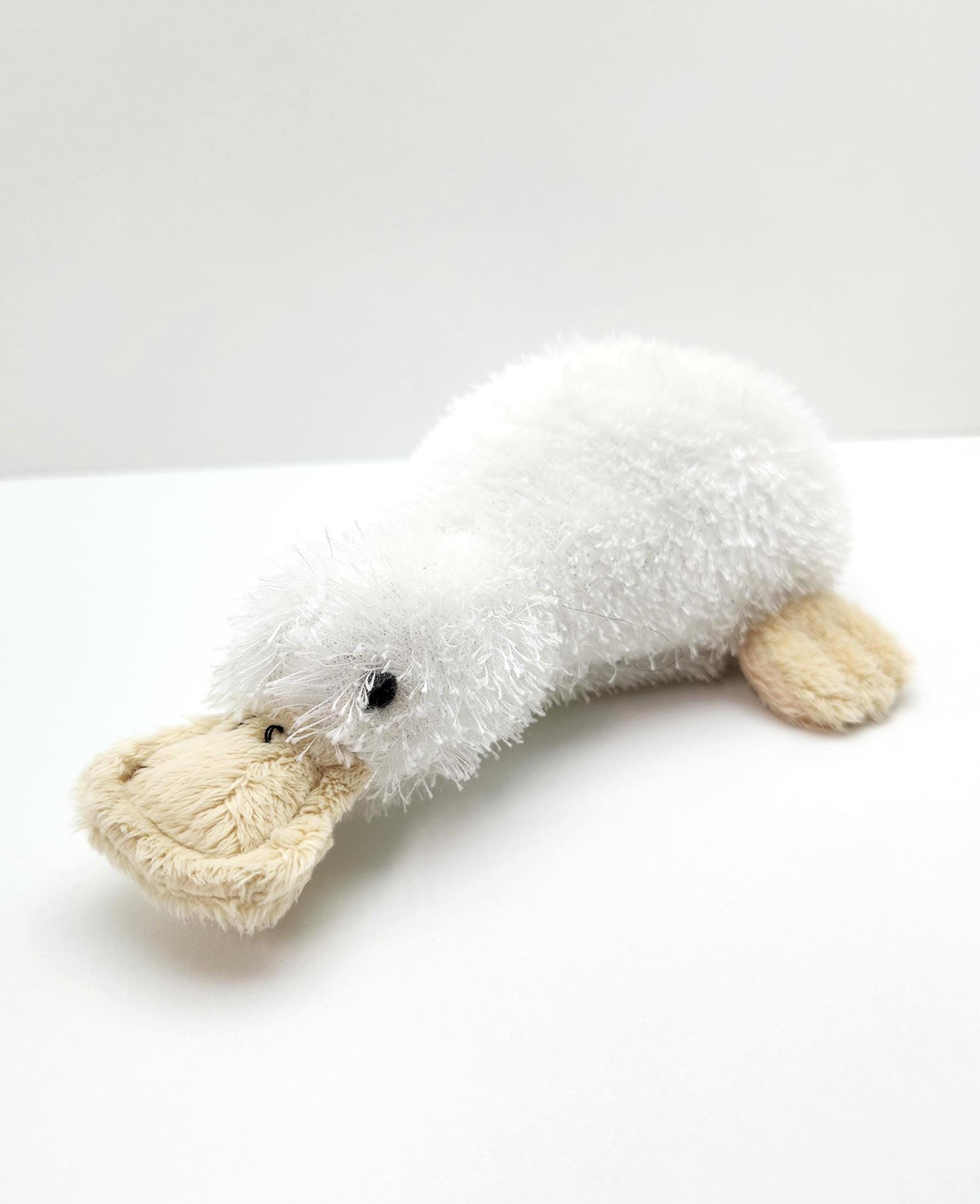 Vintage GANZ Webkinz ~ Lil' Kinz Googles the White Platypus (8