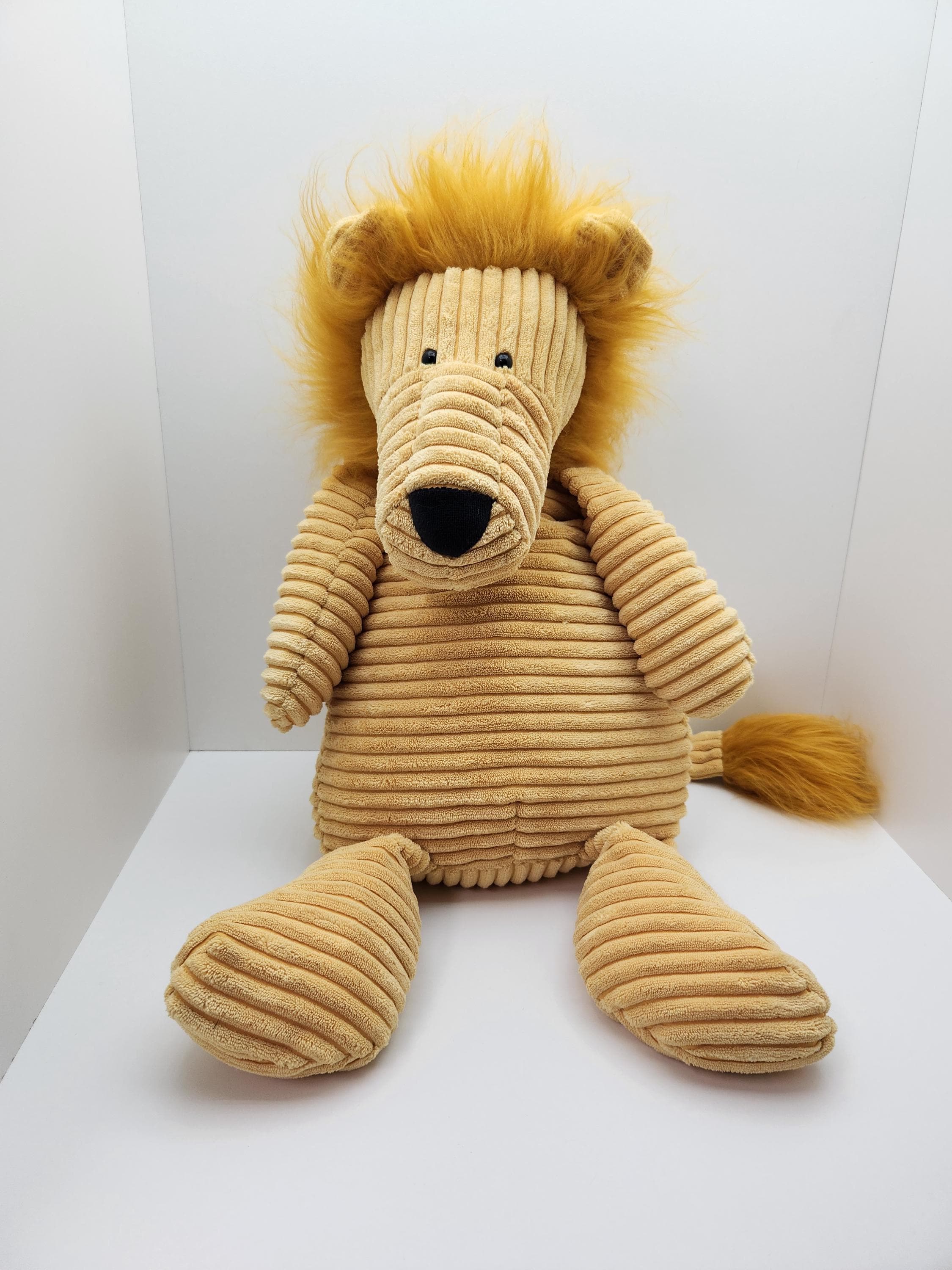 Jellycat vintage Cordy Roy le lion en peluche (grande 23 pouces
