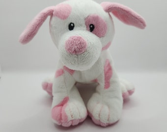 Ty Baby Collection 'Baby Pups Pink' the Pink and White Puppy (8.5 inch) *Rare*